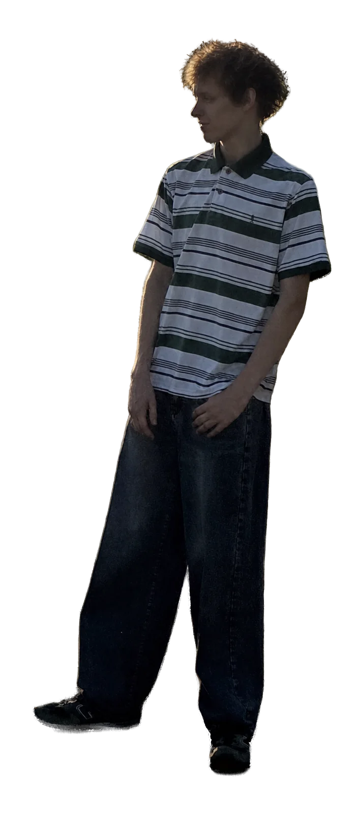 Sergey Kiman standing and looking left